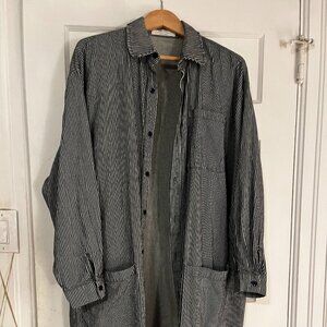 Red Sky Railroad Stripe Jacket/Chore Coat